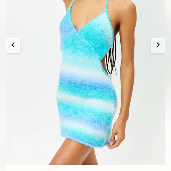 Frankies Bikinis | Debbie Knit Halter Dress - Picture 2 of 9